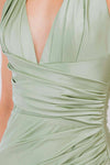 Load image into Gallery viewer, Wholesale Long Evening Dress V-Neck Halter Strap Prom Gown By LAA3040