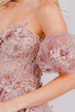 Load image into Gallery viewer, Wholesale Evening Dress Corset boning A-Line Long Prom Gown By LAA3041
