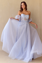 Load image into Gallery viewer, Wholesale Evening Dress Corset boning A-Line Long Prom Gown By LAA3041