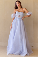 Load image into Gallery viewer, Wholesale Evening Dress Corset boning A-Line Long Prom Gown By LAA3041