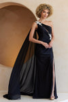 Load image into Gallery viewer, Wholesale Red Carpet Dress Asymmetrical Mermaid Prom Gown By LAA7056