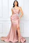 Load image into Gallery viewer, Wholesale Red Carpet Dress Asymmetrical Mermaid Prom Gown By LAA7056