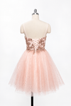 Cargar imagen en el visor de la galería, LAHS2828J Wholesale Butterfly Sequin Homecoming Dress Glitter Tulle Fit-and-Flare Cocktail Dress - - Short Cocktail Dress LAH