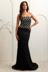 Load image into Gallery viewer, Wholesale Long Prom Dress Strapless Mermaid Evening Gown By LAAIN2001