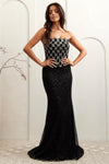 Load image into Gallery viewer, Wholesale Long Prom Dress Strapless Mermaid Evening Gown By LAAIN2001