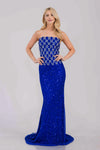 Load image into Gallery viewer, Wholesale Long Prom Dress Strapless Mermaid Evening Gown By LAAIN2001