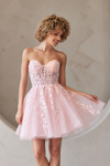 Cargar imagen en el visor de la galería, Wholesale Cocktail Sweetheart Strapless Homecoming Dress By LAABZ9024S - - LAA