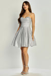 Load image into Gallery viewer, Wholesale Spaghetti Strap Sweetheart Corset Glitter A-Line Homecoming Cocktail Dress by LAL1080