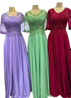 Load image into Gallery viewer, Wholesale Beaded Lace Applique A-Line Formal Dress with Illusion Sweetheart Neckline by LAM-2654