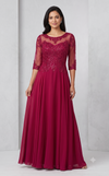 Load image into Gallery viewer, Wholesale Beaded Lace Applique A-Line Formal Dress with Illusion Sweetheart Neckline by LAM-2654