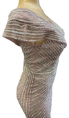 Load image into Gallery viewer, Wholesale Fully Beaded Sequin Sheath V-Neck Cap Sleeve Prom Evening Gown by LAM2674