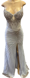 Load image into Gallery viewer, Wholesale Beaded Mermaid Prom Dress Sweetheart Evening Gown with Lace-Up Back &amp; Slit by LAM2688 - - Prom Dress LA Merchandise