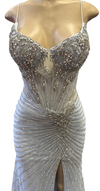 Load image into Gallery viewer, Wholesale Beaded Mermaid Prom Dress Sweetheart Evening Gown with Lace-Up Back &amp; Slit by LAM2688 - - Prom Dress LA Merchandise
