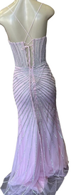 Load image into Gallery viewer, Wholesale Beaded Mermaid Prom Dress Sweetheart Evening Gown with Lace-Up Back &amp; Slit by LAM2688 - - Prom Dress LA Merchandise