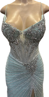Load image into Gallery viewer, Wholesale Beaded Mermaid Prom Dress Sweetheart Evening Gown with Lace-Up Back &amp; Slit by LAM2688 - - Prom Dress LA Merchandise