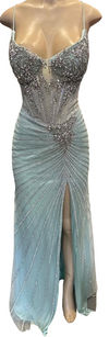 Load image into Gallery viewer, Wholesale Beaded Mermaid Prom Dress Sweetheart Evening Gown with Lace-Up Back &amp; Slit by LAM2688 - - Prom Dress LA Merchandise
