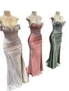 Load image into Gallery viewer, Strapless Corset Mermaid Prom Dress with Rhinestone Beading &amp; Lace-Up Back Evening Gown by LAM-2714 - - Prom Dress LA Merchandise