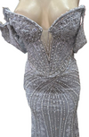 Cargar imagen en el visor de la galería, Wholesale Off-Shoulder Beaded Mermaid Dress Removable Straps Sequin Lace by LAM-2727 - - Prom Dress LA Merchandise