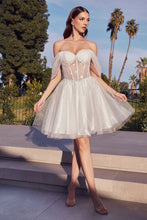 Load image into Gallery viewer, LA Merchandise LAR0211 Beaded Corset Bodice Birthday Tulle Dress - OFF WHITE - Dress LA Merchandise