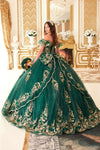Load image into Gallery viewer, 3D Floral Corset Glitter Layered Quinceañera Ball Gown – Off-Shoulder Dress By LAR15701