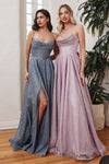 Load image into Gallery viewer, LA Merchandise LAR252 Shimmering Glitter A-line Pageant Gown - - Dress LA Merchandise