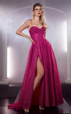 Load image into Gallery viewer, LA Merchandise LAR252 Wholesale Plus Size Glitter A-line Pageant Gown