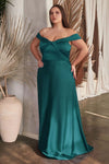 Load image into Gallery viewer, Wholesale Sweetheart Off Shoulder Satin Formal Bridesmaid Gown By LAR325