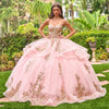 Load image into Gallery viewer, Wholesale Strapless Sweetheart Beaded Corset Multi-Tier Glitter Tulle Ball Gown by LAS3724 - - Quinceanera Dress LAS