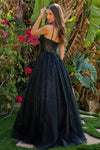 Load image into Gallery viewer, Wholesale Sweetheart Spaghetti Strap Beaded Corset Glitter Tulle A-Line Evening Gown by LAS3750 - - Long Prom Dress LAS