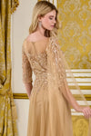 Load image into Gallery viewer, Wholesale Sequin Beaded Mother of the Bride Dress Floor-Length Gown with 1/2 Sleeves by LAS3788 - - Mother of the Bride Dress LAS