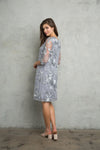 Load image into Gallery viewer, LA Merchandise LAV3351 Short Mother of Bride Attached Jacket Dress - - Dress LA Merchandise