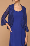 Load image into Gallery viewer, LA Merchandise LAV3385 2 Piece Sequin Short MOB Jacket Dress - - Dress LAV