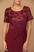 Load image into Gallery viewer, LA Merchandise LAV3439 Long Stretchy Mother of Bride Formal Dress - - Dress LA Merchandise
