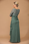Load image into Gallery viewer, LA Merchandise LAV3451 Mother of the Bride Lace Long Gown - - Dress LAV