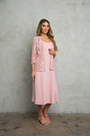 Load image into Gallery viewer, LA Merchandise LAV3489 2 Piece Short Mother of the Bride Jacket Dress - - Dress LAV