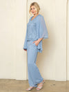 Load image into Gallery viewer, LAV3541 Wholesale 3-Piece Mother of the Bride Dress Sequin Top, Chiffon Jacket &amp; Wide-Leg Pants