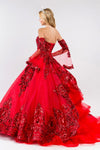 Load image into Gallery viewer, LA Merchandise LAS1914 Wholesale Ball Gown With Detachable Sleeves - - Dress LA Merchandise