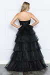 Load image into Gallery viewer, LA Merchandise LAY9386 A-line Layered Strapless Classy Prom Gown - - LA Merchandise