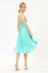 Load image into Gallery viewer, LA Merchandise LA1161 Corset Strapless Pleated Short Bridesmaids Dress - - LA Merchandise