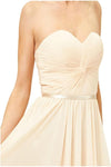 Load image into Gallery viewer, LA Merchandise LA1161 Corset Strapless Pleated Short Bridesmaids Dress - - LA Merchandise