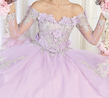 Load image into Gallery viewer, LA Merchandise LA189 Long Sleeve Quince Gown - - LA Merchandise