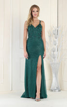 Load image into Gallery viewer, LA Merchandise LA1938 Embroidered Prom Formal Gown - HUNTER GREEN - Dress LA Merchandise