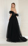 Load image into Gallery viewer, LA Merchandise LA1961 Strapless Prom Gown with Detachable Sleeves - - Dress LA Merchandise