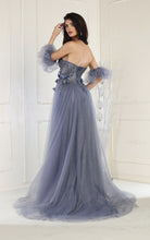 Load image into Gallery viewer, LA Merchandise LA1961 Strapless Prom Gown with Detachable Sleeves - - Dress LA Merchandise