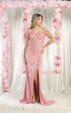 Load image into Gallery viewer, LA Merchandise LA1962 Off Shoulder Sexy Corset Bone Prom Gown - DUSTY ROSE - Dress LA Merchandise