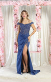 Load image into Gallery viewer, LA Merchandise LA1962 Off Shoulder Sexy Corset Bone Prom Gown - MIDNIGTH BLUE - Dress LA Merchandise