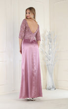 Load image into Gallery viewer, LA Merchandise LA1969 3/4 Sleeve Mother Of The Bride Gown - - Dress LA Merchandise