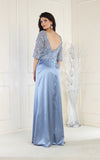 Load image into Gallery viewer, LA Merchandise LA1969 3/4 Sleeve Mother Of The Bride Gown - - Dress LA Merchandise