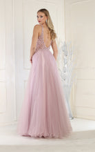 Load image into Gallery viewer, LA Merchandise LA1971 A-line Mesh Prom Gown - - LA Merchandise