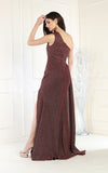Load image into Gallery viewer, LA Merchandise LA1976 One Shoulder Prom Dress with High Slit - - LA Merchandise